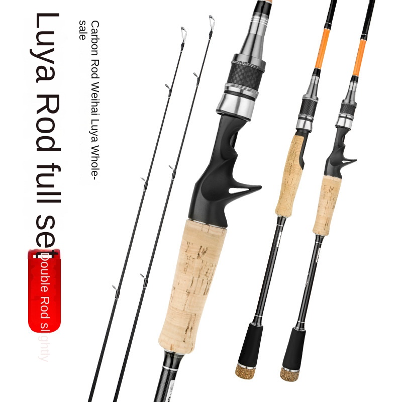 Yu Mingcatcher Carbon Lure Rod Set with Super Hard Cork Handle 1.8m-2.4m Sizes Straight Design for River & Sea Fishing – Fishing Rod – view 5