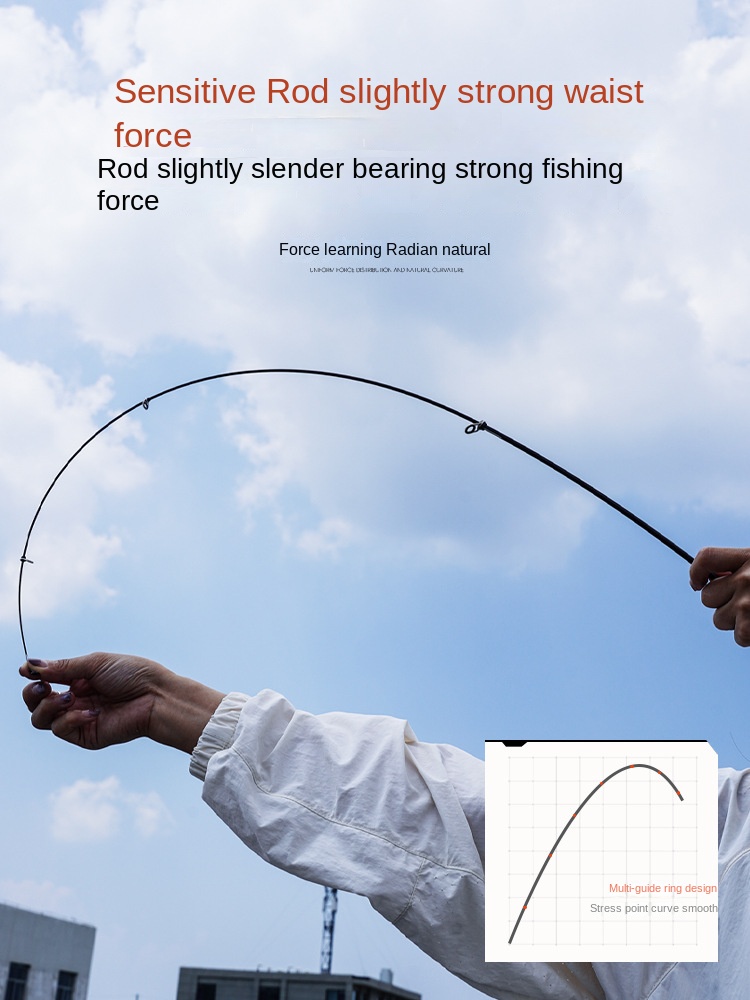 CHEERY Carbon Rock Fishing Rod XY-YG-11 Model Long Cast Soft Tail Telescopic Road Sliding Large Guide Ring Sea Fishing Shore – Fishing Rod – view 5