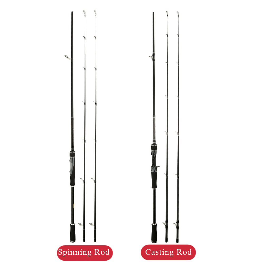 CHEERY Wholesale Freshwater Bass Fishing Rods 1.8m-2.4m 30T Carbon Fiber H/XH Action Spinning & Baitcasting Rods – Fishing Rod – view 5