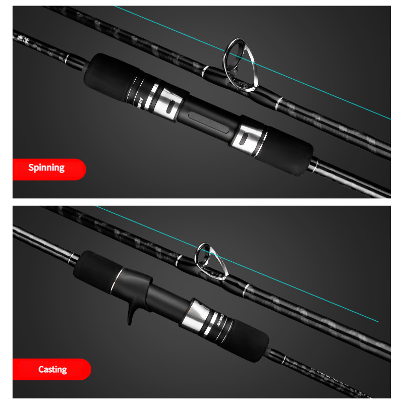 CHEERY 1.83m 1.91m MH Powerful Solid Carbon One and a Half Three Sections Spinning Casting Slow Jigging Fishing Rod Saltwater – Fishing Rod – view 3