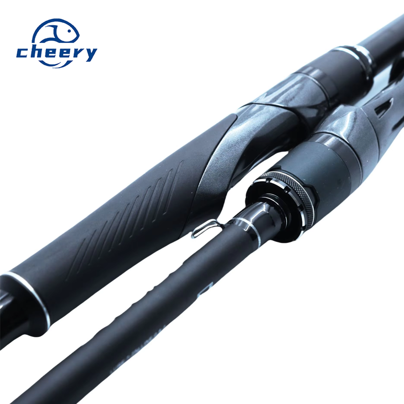 Cheery New 2.58m Carbon Long-Distance Luya Rod 2-Piece Hard Action Spot Road Sub-Rod for River & Sea Fishing – Fishing Rod – view 1