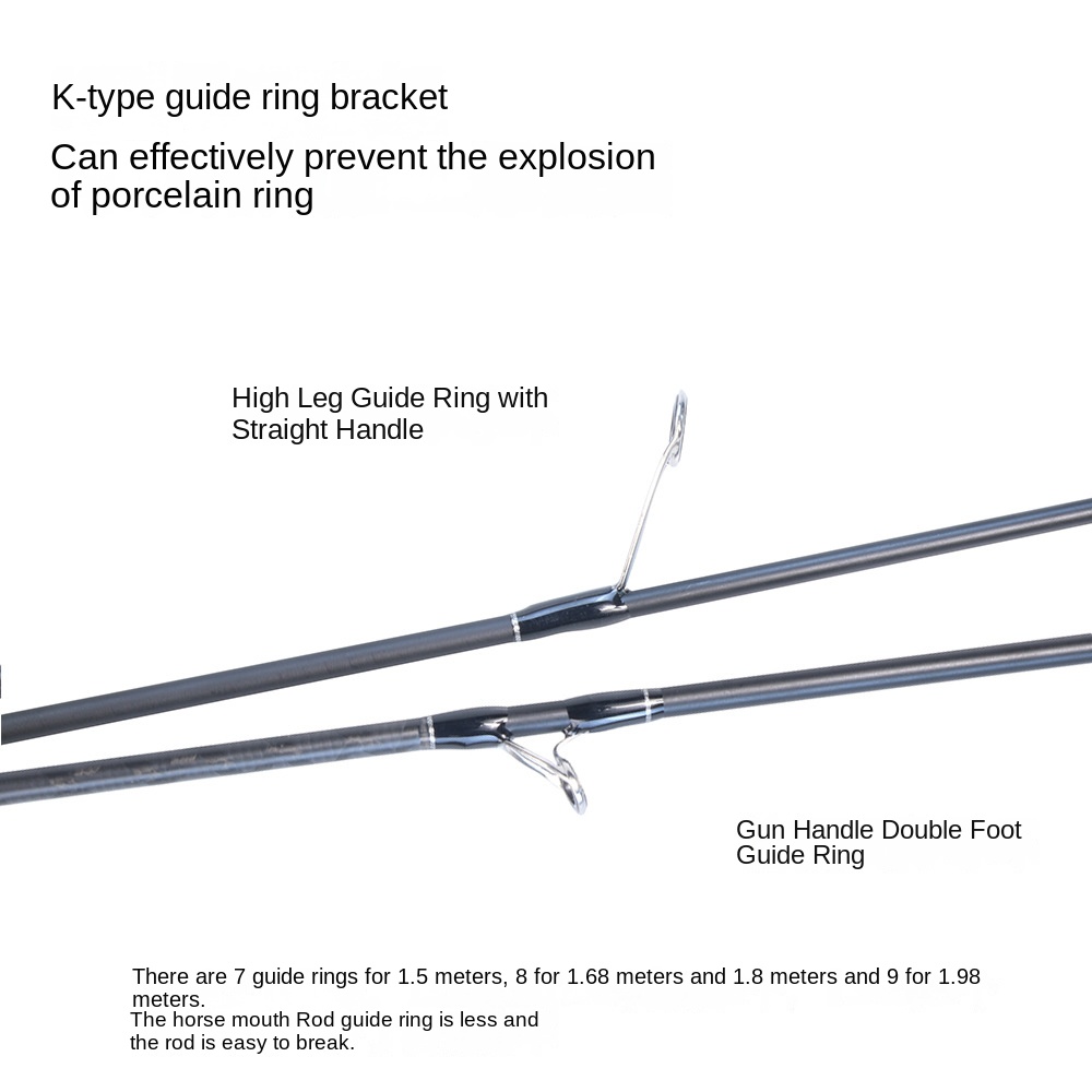 Cheery New Ultra-light Solid Carbon Makou Luya Road Asian Rod Hard Tune 2-Piece Stream Fishing Rod Weihai Factory – Fishing Rod – view 4
