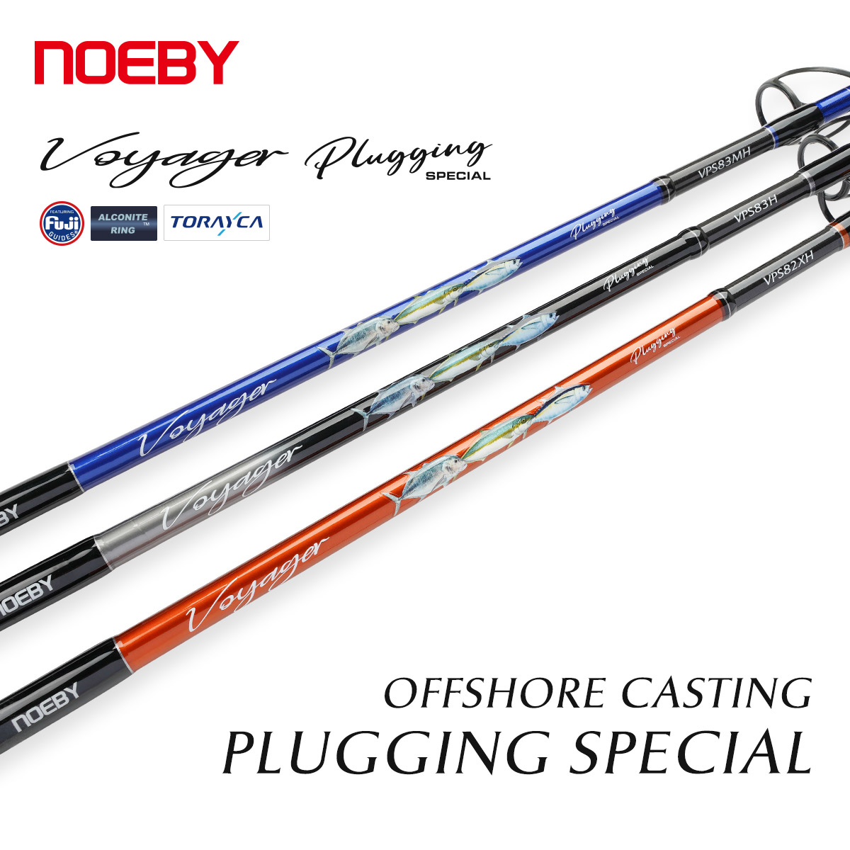 NOEBY Voyager Capture Power Toray 1100G FUJI Maximum Efficiency Against Giants Casting Versatility Plugging Rod – Fishing Rod – view 2