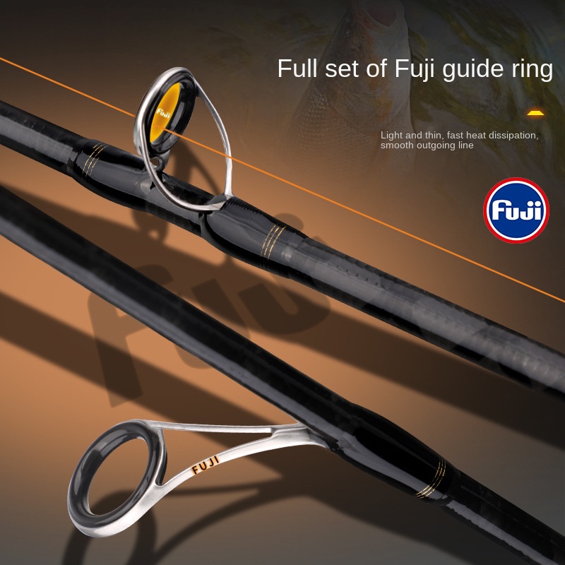 Cheery New Micro Rod Carbon Fuji Ultra Soft for Lu Ya Luya Rod Stream White Strip Cushion Weihai Spot 107g 1.38m-1.8m – Fishing Rod – view 4
