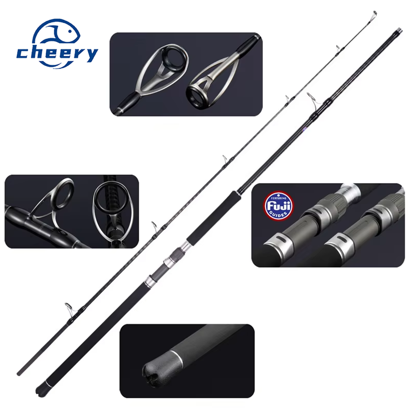 Lurekiller FUJI Parts Big Game Popping Fishing Rod High Carbon Fiber Tuna GT Trolling Boat Sea Fishing Rod – Fishing Rod – view 1