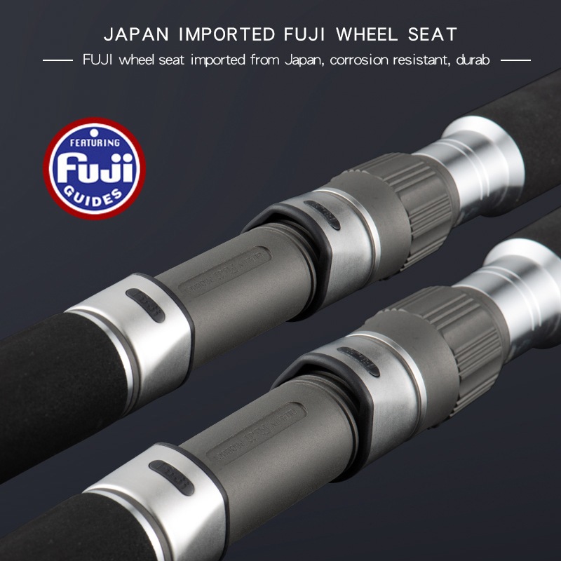 Lurekiller FUJI Parts Big Game Popping Fishing Rod High Carbon Fiber Tuna GT Trolling Boat Sea Fishing Rod – Fishing Rod – view 5