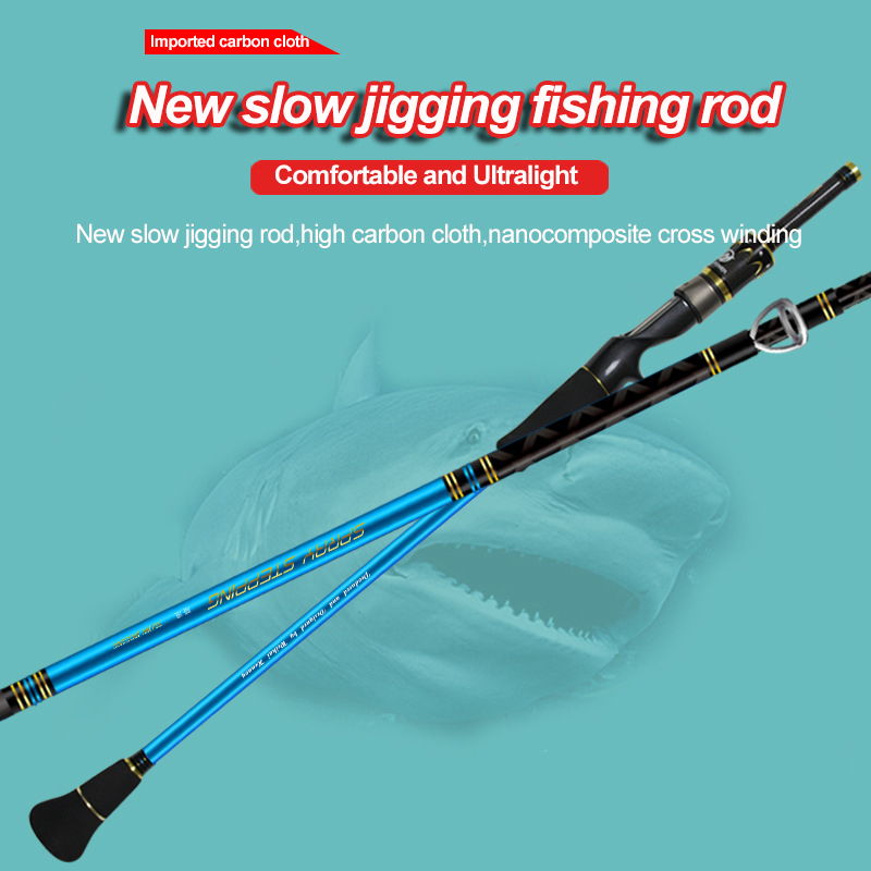 Factory Direct Sale Carbon Fiber Saltwater Fishing Rods Slow Pitch Jigging Rods Boat Sea Boat Fishing Rod – Fishing Rod – view 3