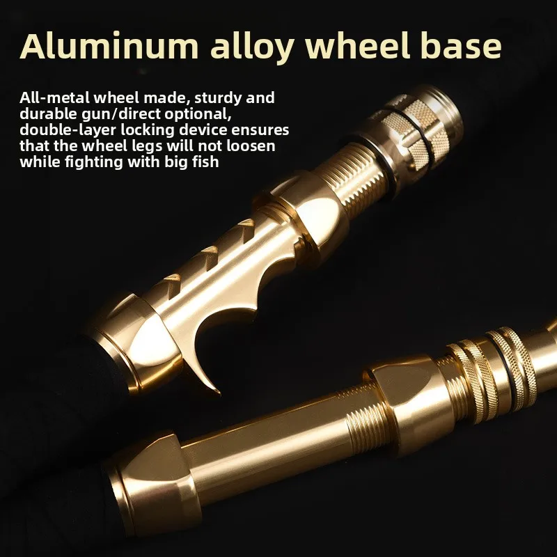 Solid Carbon Super Hard Automatic Fishing Rod Tuna GT Marlin Deep Sea Saltwater Boat Trolling Casting Spinning Fishing Rod – Fishing Rod – view 2