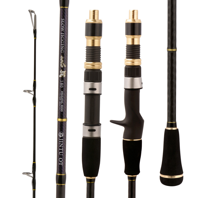 Solid Carbon Fiber Slow Jigging Sea Fishing Rod with Full Fuji Guide Ring for Bass Tuna Species Boat Fishing – Fishing Rod – view 5