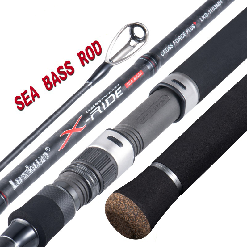 Lurekiller FUJI Parts 3 Section Sea Bass Fishing Rod Japanese High Carbon Fiber MH Spinning Fishing Rod – Fishing Rod – view 2