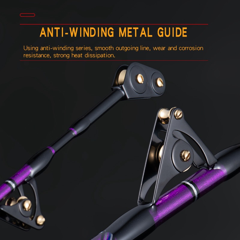 CHEERY Big Game SIC Roller Guide Fishing Pole Boat Rod Straight Butt High Carbon Deep Sea Tuna Shark Trolling Fishing Rod – Fishing Rod – view 5