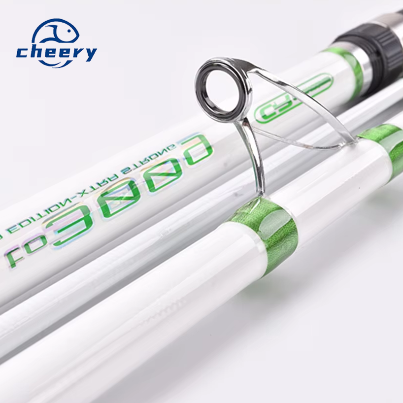 4.2m Carbon Fiber Three-Section Telescopic Beach Long-Casting Fishing Rod 300g Bait Weight Medium Hardness EVA Surf Rod – Fishing Rod – view 1
