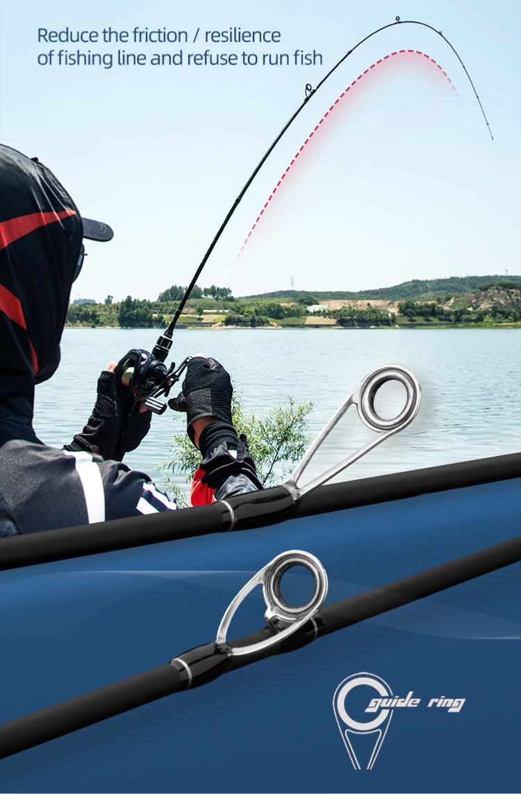 New Design Cross Carbon Fiber 1.5m 1.68m 1.8m 1.98m Fishing Ultra Light Spinning Casting Fishing Rod – Fishing Rod – view 4