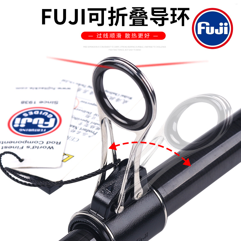 Lurekiller 1.9 m Japan TORAY Carbon Blank FUJI Parts Telescopic Sea Fishing Rod Saltwater Rock Fishing Rod Pole – Fishing Rod – view 5