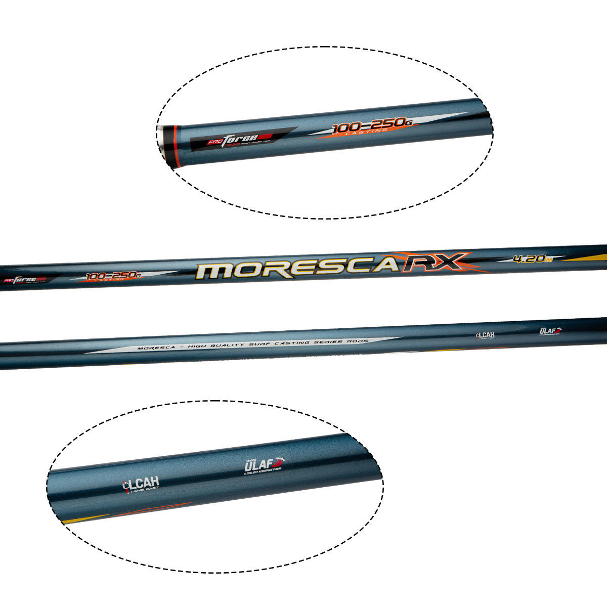 4.2m/4.5m 250G Long Casting Weight Three-Section Surf Fishing Rod Carbon Material for Carp Long-Distance Bottom Fishing Pole – Fishing Rod – view 4