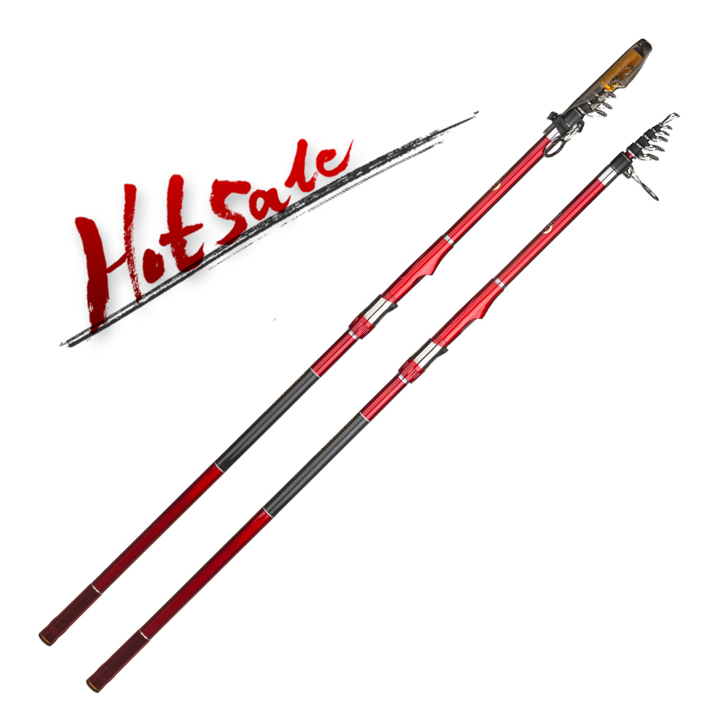 Wholesale 30T Carbon Fiber Super Hard Casting Telescopic Fishing Rod Sea Fishing Rod – Fishing Rod – view 2