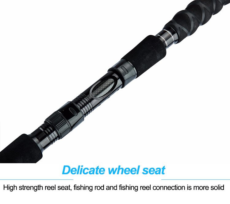 CHEERY Wholesale Price Custom 3 Section Carbon Fiber Boat Fishing Rod Trolling Fishing Rod Pesca Big Game Fishing Rods – Fishing Rod – view 4