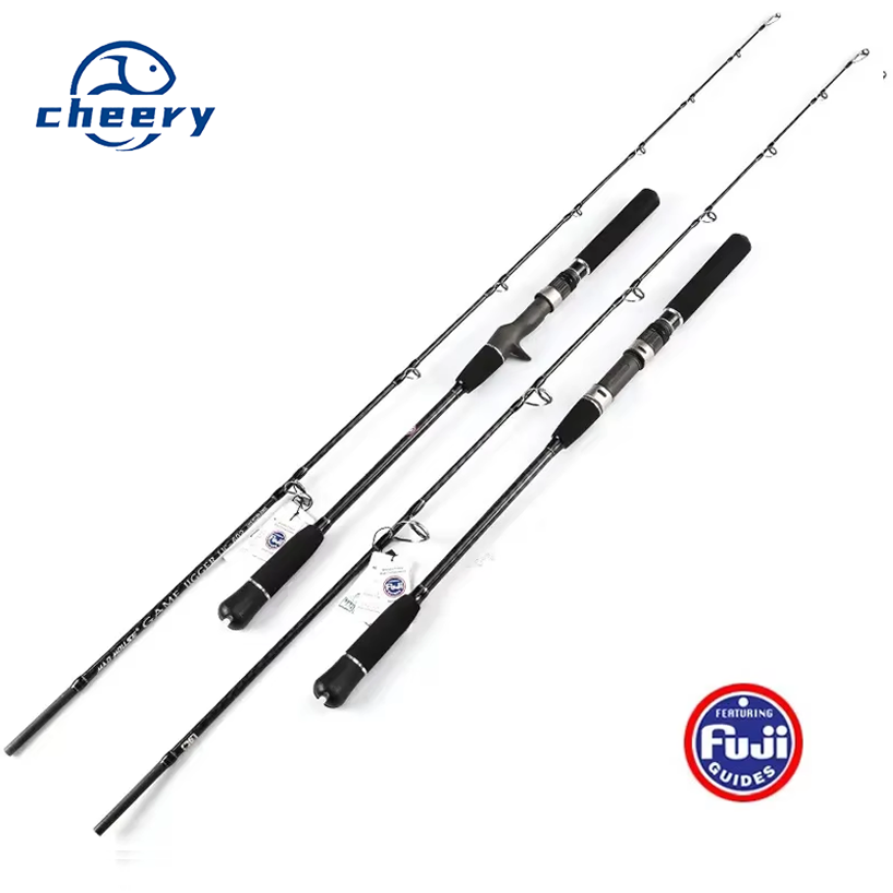 Madmouse Japan Full Fuji 1.8m Slow Jigging Trolling Fishing Rod Spinning Baitcasting Cross Carbon Tape EVA Handle Sea Fishing – Fishing Rod – view 1