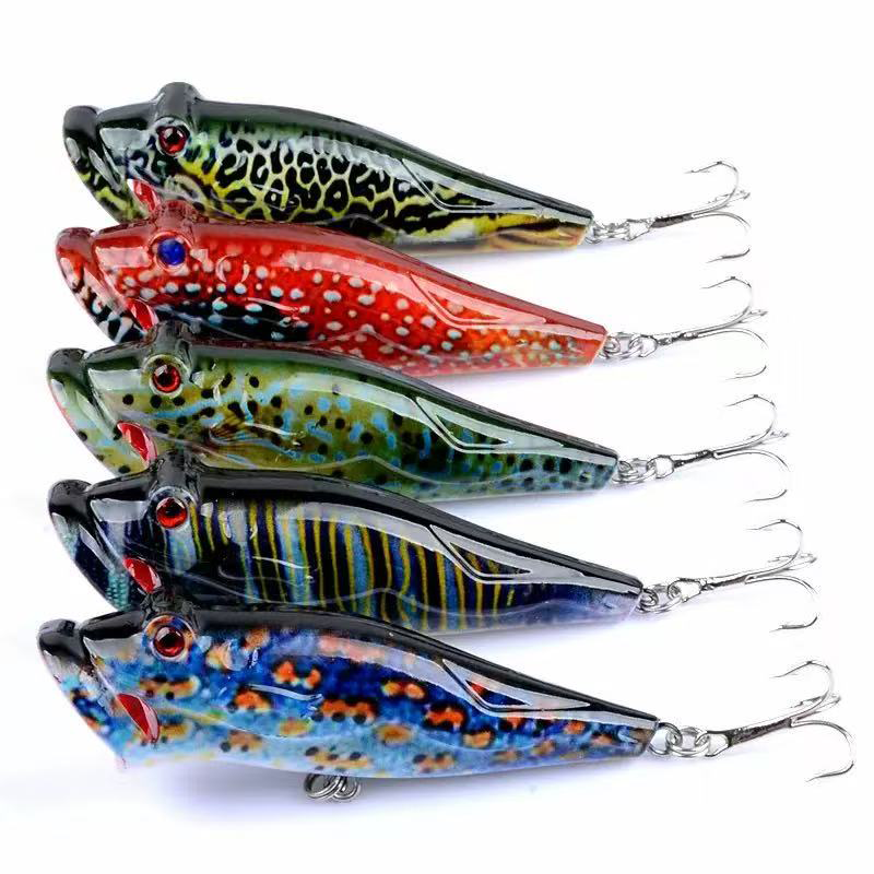BST 8cm/12.4g Water Surface Popper Baits Bionic Fishing Lure – Popper – view 1