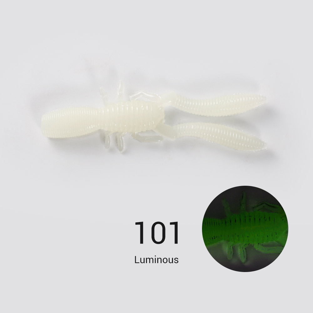 Soft Plastic Packed Shad Bass Fish Antenna Fishing Bait – Soft Lure – view 2