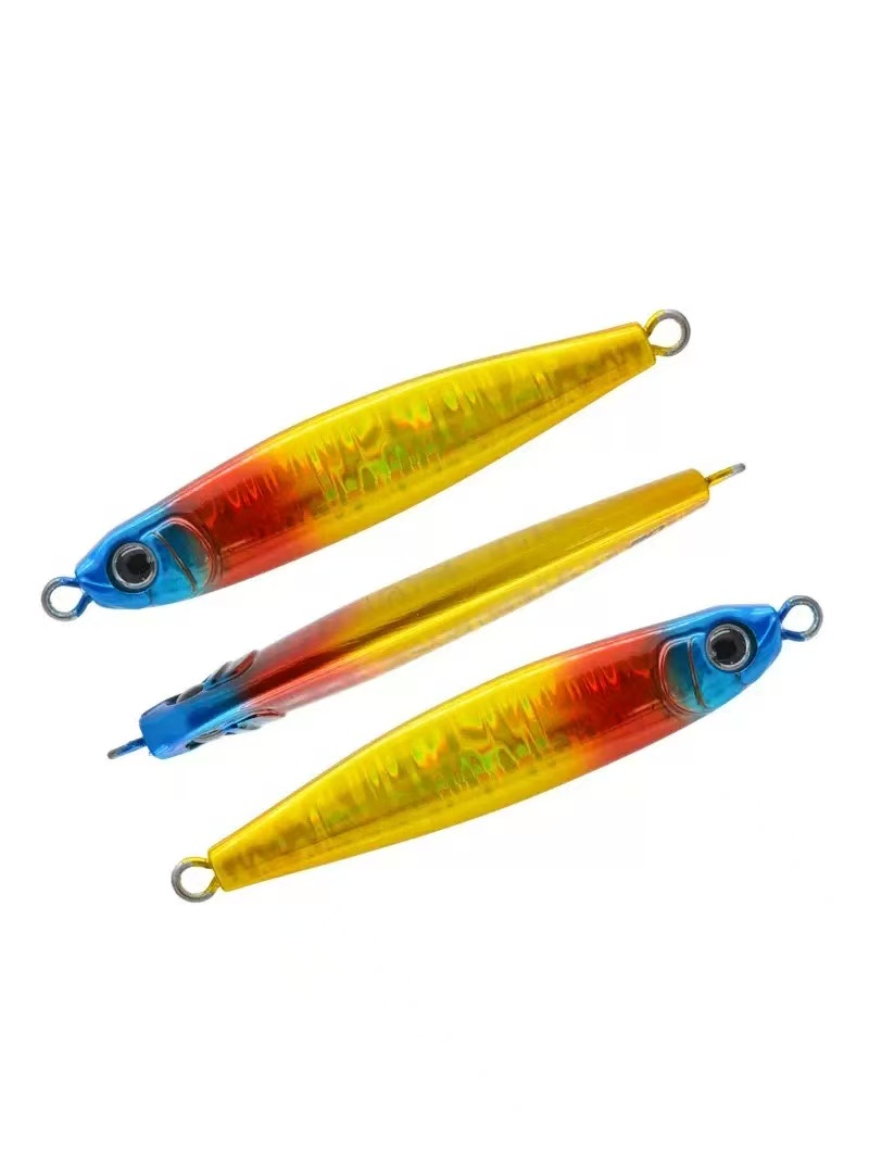 Wholesale and Retail Colorful Slow Shaking Iron Plate Lead Fish 60g Lure Bait High Quality Casting Bass Bait – Metal Lure – view 4