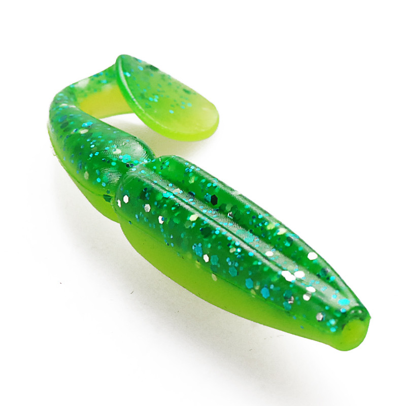 3 Inch Zander Soft Bait Paddle Tail Lure – Worms & Grubs – view 4