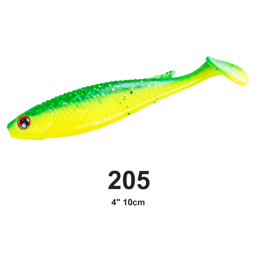 CHEERY NOEBY 10cm Paddle Shade Soft Bait Swimbait Luminous Fishing Lure Plastic Soft Baits Leurre for Saltwater and Freshwater – Worms & Grubs – view 4