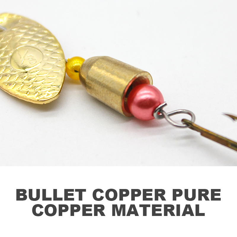 China Customize Spinner Lure Fishing Lures Pesca Spoon Trout Top Quality Artificial Spoon Bait Metal Fishing Lure – Metal Lure – view 5