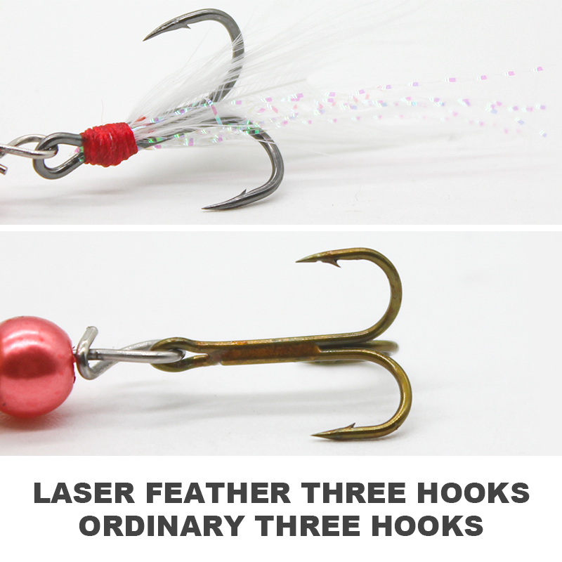 China Customize Spinner Lure Fishing Lures Pesca Spoon Trout Top Quality Artificial Spoon Bait Metal Fishing Lure – Metal Lure – view 4
