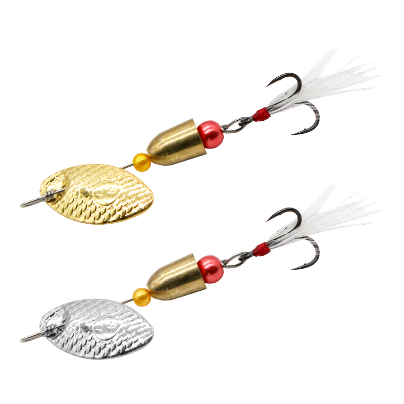 China Customize Spinner Lure Fishing Lures Pesca Spoon Trout Top Quality Artificial Spoon Bait Metal Fishing Lure – Metal Lure – view 1