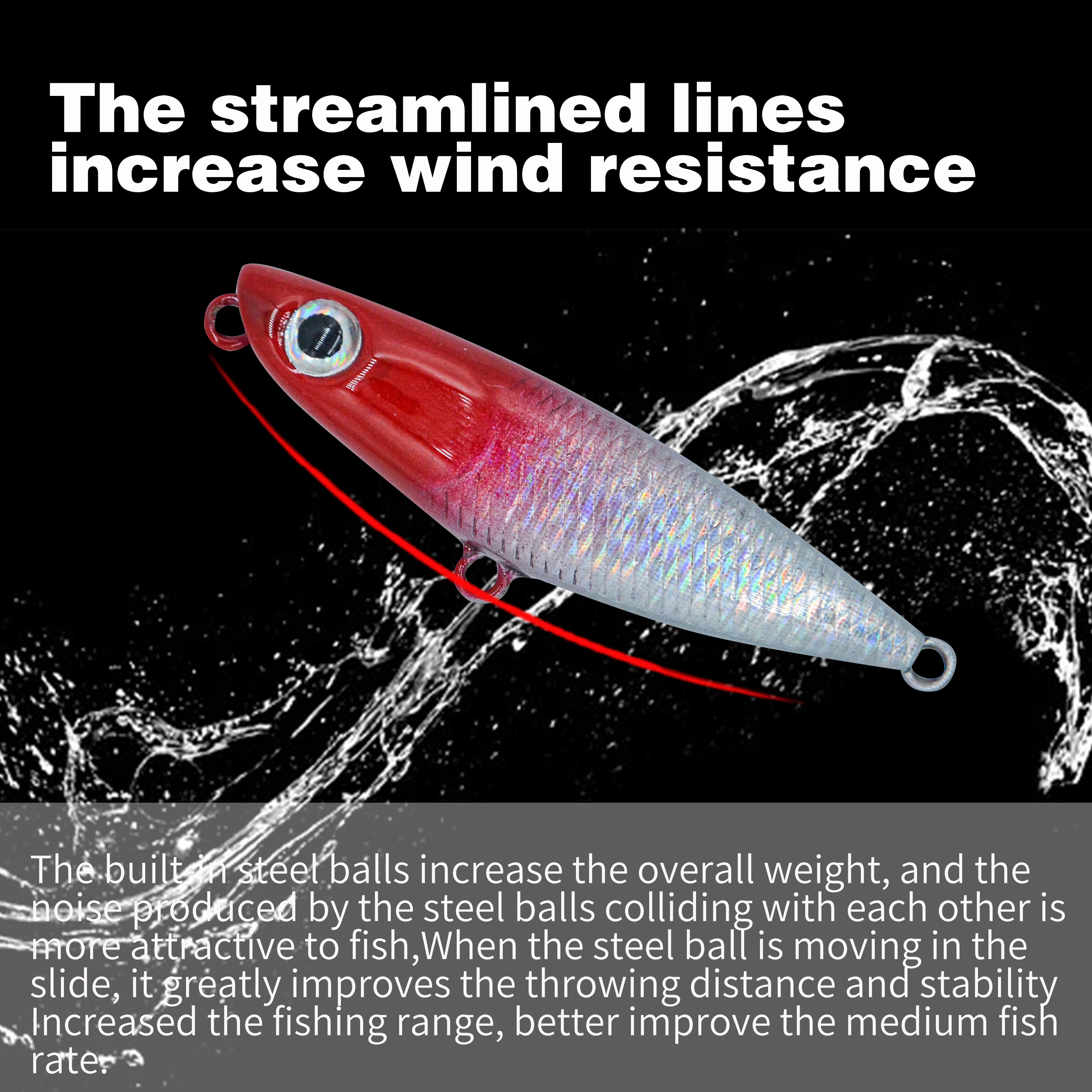 Wholesale 43mm 1.8g Top Water Fish Baits Fishing Lures Bait Walk Dog Floating Pencil Lure for Bass & Marlin River Use – Pencil – view 5