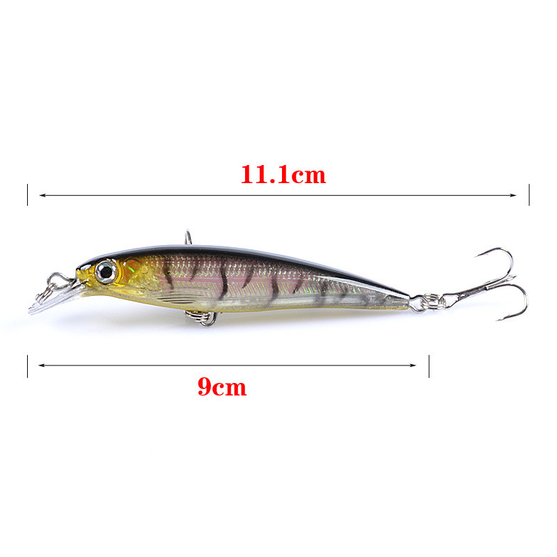 9cm 7.3g Minnow Hard Fishing Lures 9 Colors 3D Eyes Bionic Artificial Minnow Baits Mino Hard Lure – Minnow – view 4