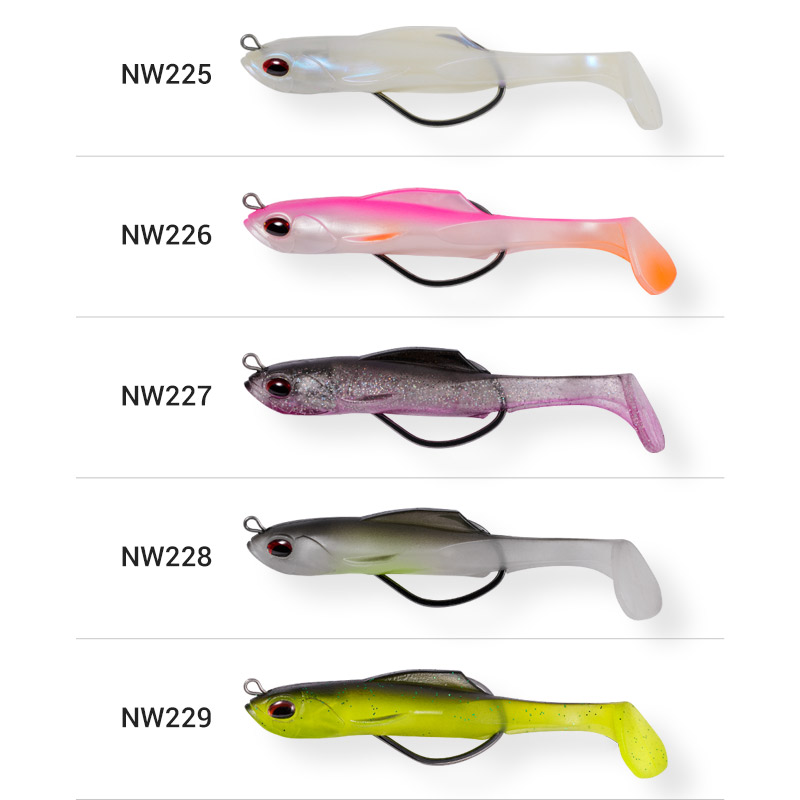 TPE Rubber Floating Bait for Outdoor Fishing Activity Soft Shad Silicone Paddle Tail Swimbait – Worms & Grubs – view 3