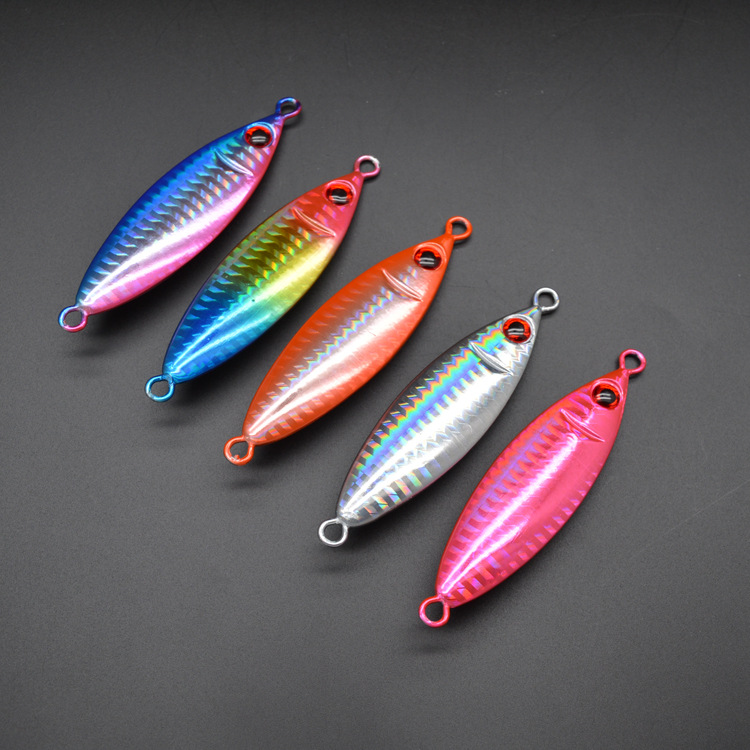 New 30g 40g 60g 80g Slow Jigs Lure Artificial Metal Jig Casting Fishing Bait Tackle Jigging Fishing Lures – Metal Lure – view 3