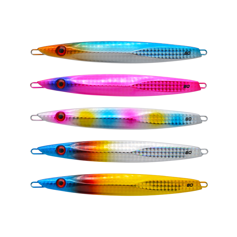 Cheery RTS305 100g Metal Jig Lure for Zander-Saltwater Sea Fishing Vertical Jigging Hard Bait – Metal Lure – view 2
