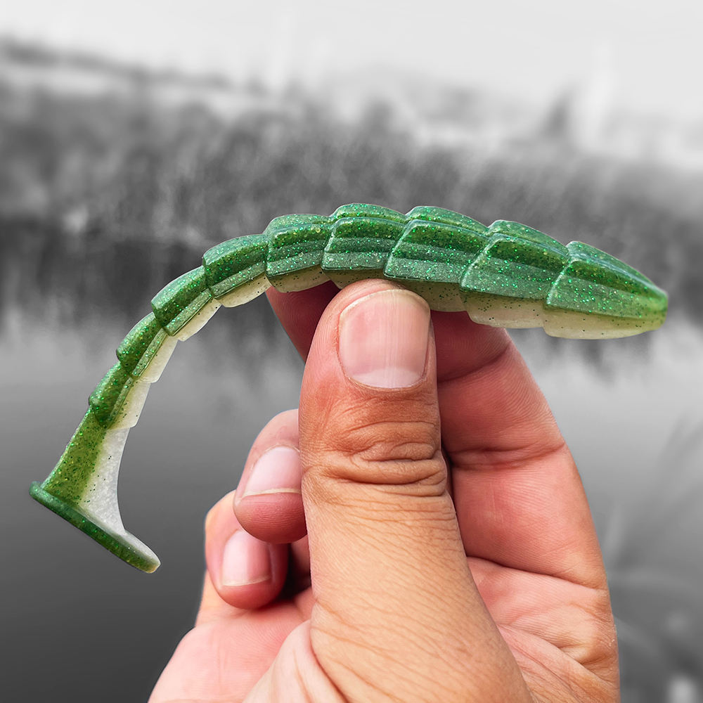 CHEERY Top Right S045 70mm 90mm 115mm Soft Swimbait Shad Bait Bass Fishing Lures Paddle Tail Soft Plastics Lures – Worms & Grubs – view 2