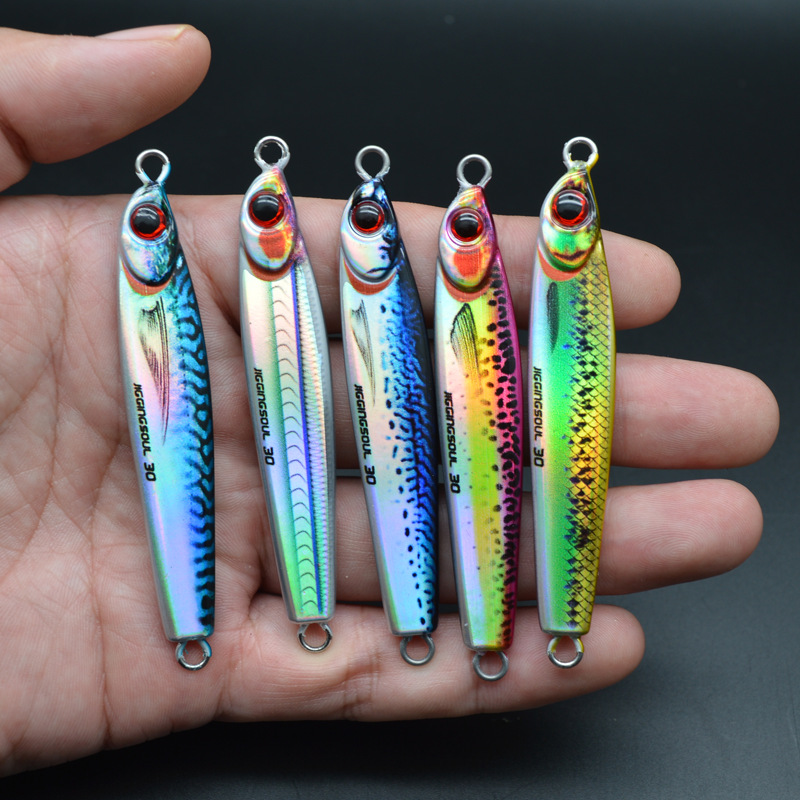 CHEERY New Japan Quality 3D Printed 30g/40g Fishing Metal Jig Lure Slow Pitch Jigging Saltwater Fishing Lure Lead Jigbait – Metal Lure – view 5