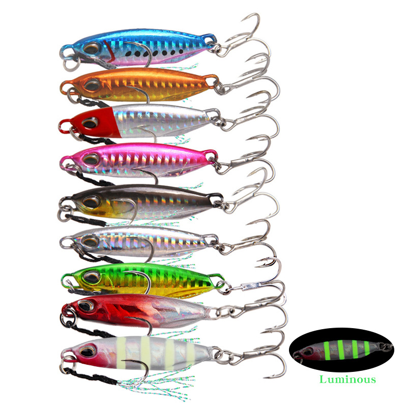 Duo Iron Plate Far-Casting Lure Bait 15g Metal Freshwater Sea Fishing Bass Gear with Shiny Blood Groove Hook – Metal Lure – view 2