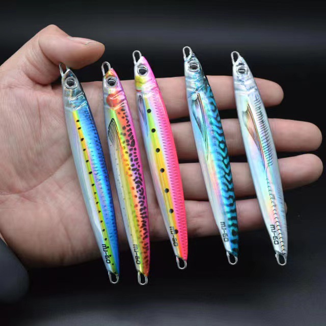 3D Printing Hard Lure Mackerel Fast Metal Lead Jigs Saltwater Fishing Jig Heads Boat Fishing Bait – Metal Lure – view 4