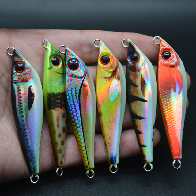 Guosong OEM 3D Printing Long Casting Fishing Metal Jig UV Luminous Hard Sinking Lead Jigging Lures – Metal Lure – view 4