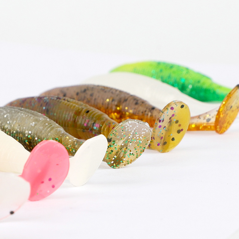 Noeby 7.5cm/4g Fishing T Tail Soft Baits Soft Bionic Fishing Lure Soft Plastic Bass Fishing Lure Weedless Soft Swimbait – Worms & Grubs – view 5