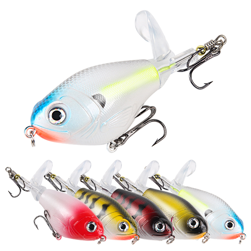 New Arrival Crank Noise Simulate Lure Top Water Tractor 11.5g/16g with 2pcs Strong Treble Hooks for Pollack Pike – Other Hard Lure – view 1