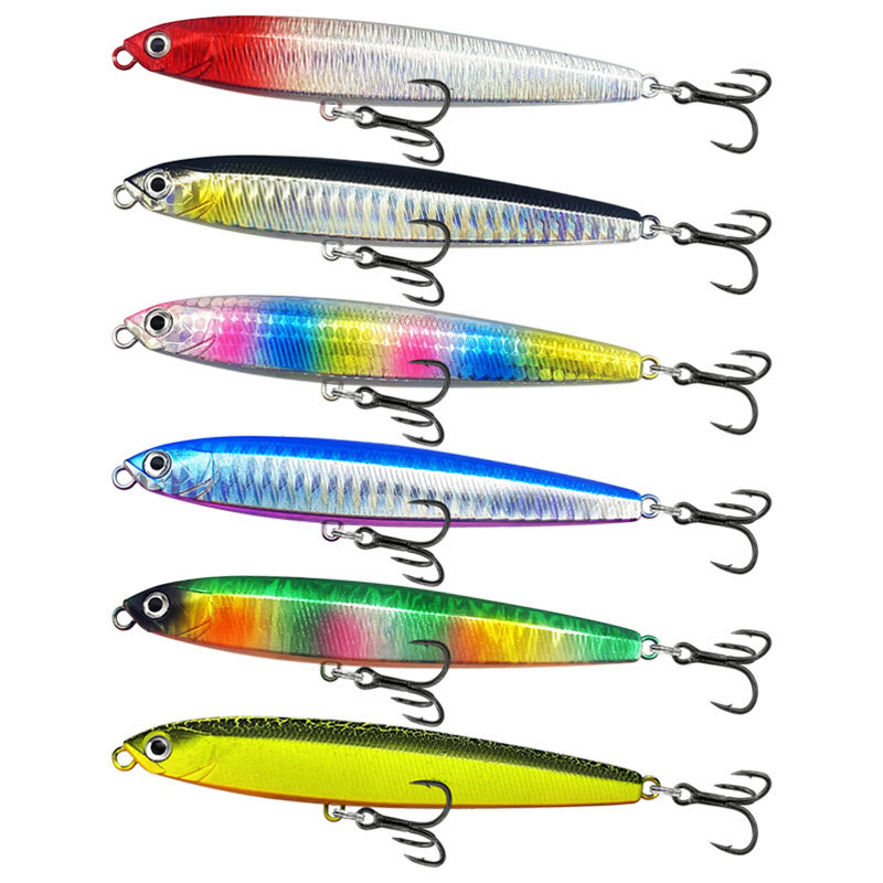 Bass Fishing Slow Sinking Minnow Swim Baits Pencil Popper Long Casting Crankbaits Sinking Pencil Lure – Pencil – view 1