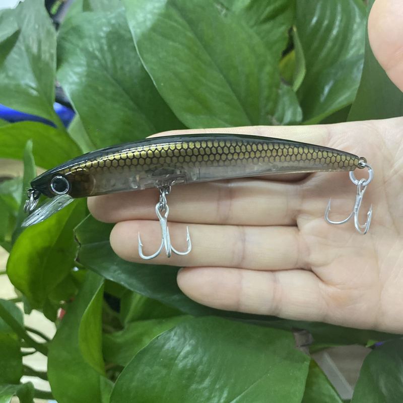 CHEERY 3D Crystal Minnow 11cm 16g ABS Wobblers Fishing Lures Topwater Artificial Hard Bait Trolling Boat Sea Fishing Bass Zander – Minnow – view 2