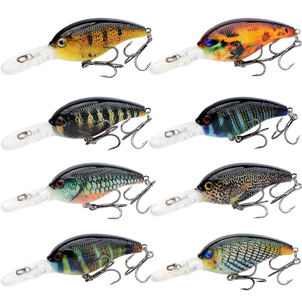 NEWMAJOR 10.5g/8.8cm Floating Hard Lure ABS Plastic Water Crank with Sound Beads for Species in River Lake Stream – Crankbait – view 2
