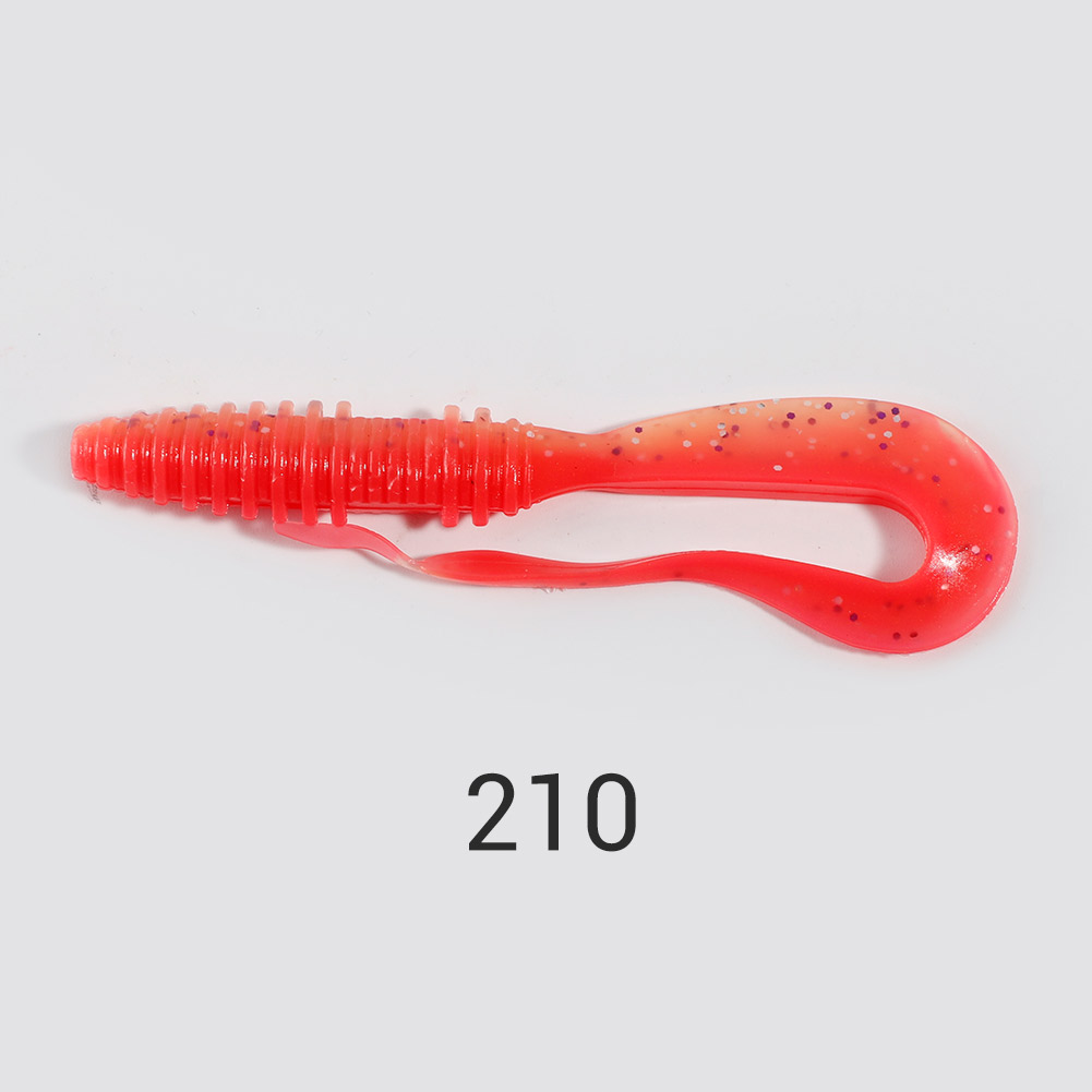 NOEBY 2.7g Soft Silicone Lures Special Tail Worms Bait Smelling Isca Luminous Lure for Carp Bass Saltwater Freshwater – Worms & Grubs – view 4