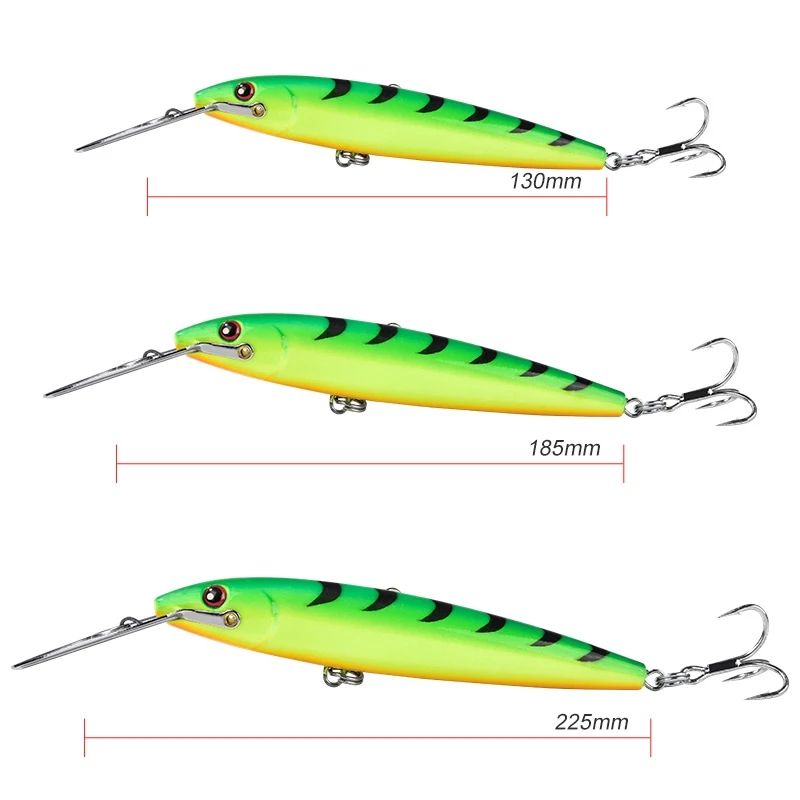 CHEERY Top Right 180mm 60g Red White Casting Lure Sinking Minnow for Tuna Fishing Jerkbait Pesca Sinking Trolling Hard Bait – Minnow – view 3