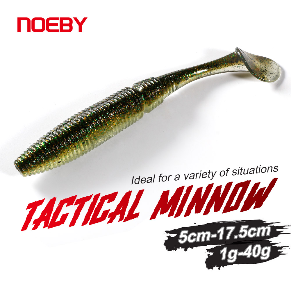 NOEBY SW5019S 10cm 9.0g Saltwater Soft Plastic Fishing Lures Plastics Worm – Worms & Grubs – view 1