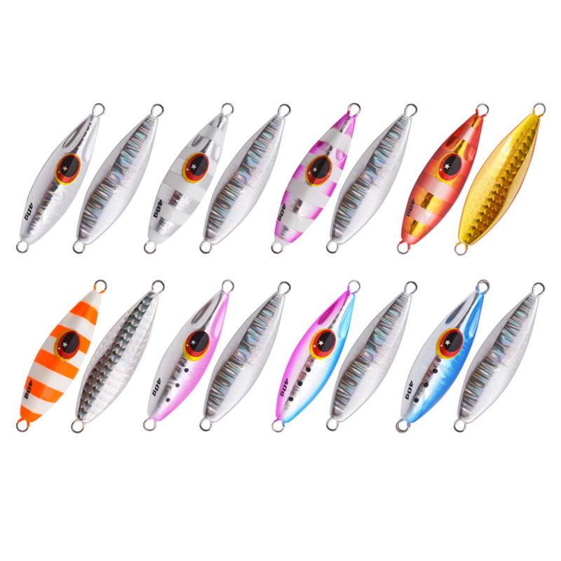 CHEERY 30g-120g Saltwater Lures Assist Hook Peche Fishing Metal Jig Head with Spinner Blade Fast Slow Fall Pitch Jigs Fish – Metal Lure – view 5
