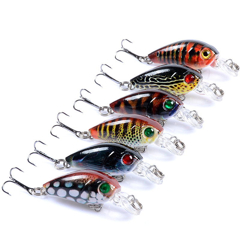 Newbility 4.5cm 4g Plastic Bionic Bait Floating Hard Body Saltwater Sea Pike Bass Crankbait Crank Fishing Lure Minnow – Minnow – view 1